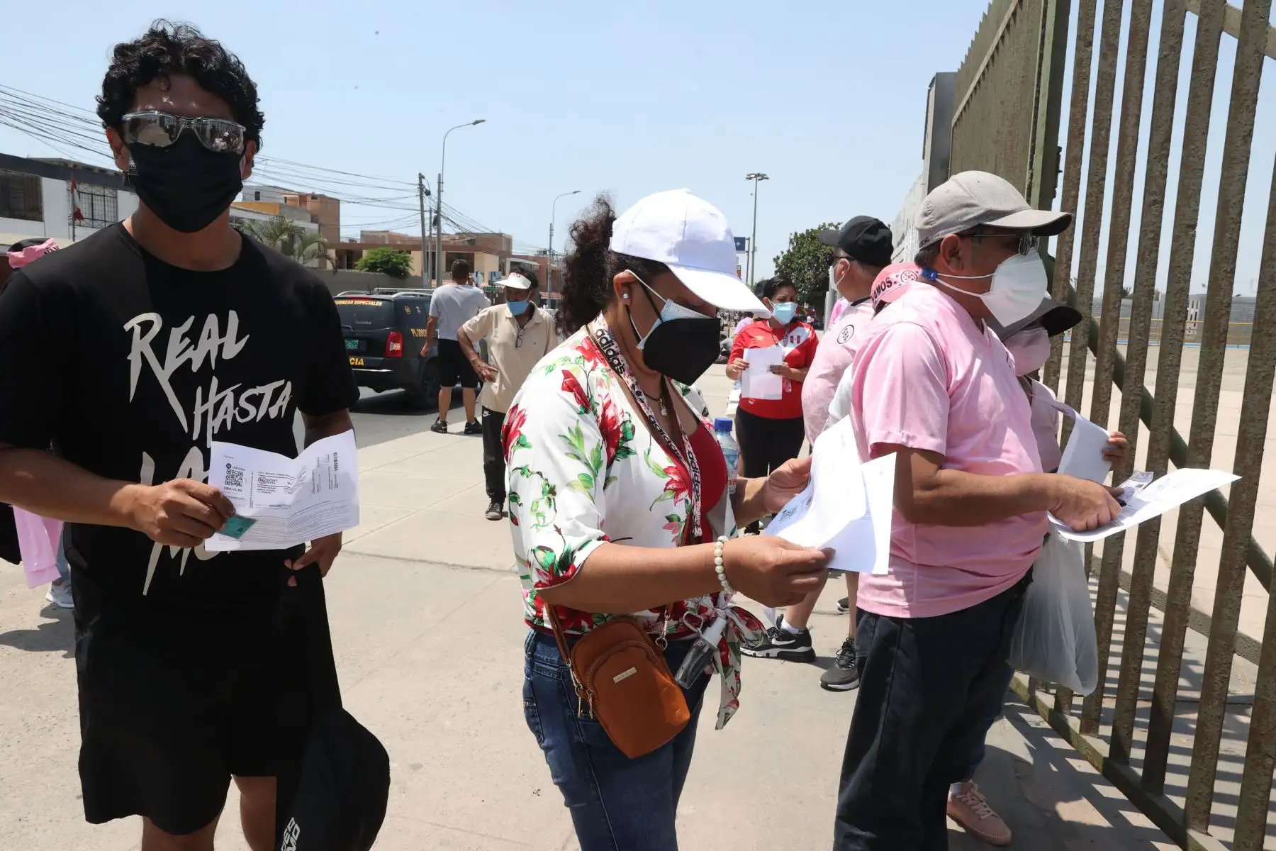 Estrictas medidas de seguridad previo al partido entre Sport Boys y Alianza Lima por la 2da fecha de la Liga 1.
Foto: ANDINA/Vidal Tarqui