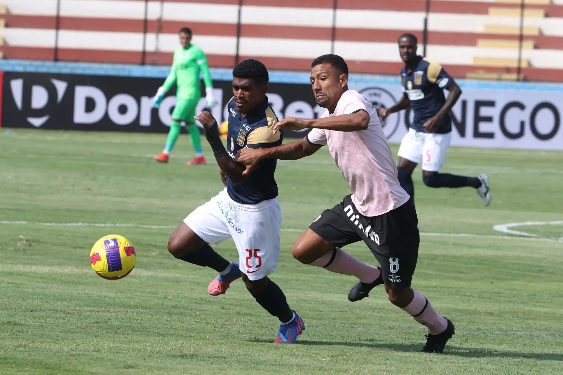 Alianza Lima y  Sport Boys se enfrentan por la segunda fecha de la Liga 1 en el Miguel Grau del Callao. Foto: Liga 1
Foto: ANDINA/Vidal Tarqui