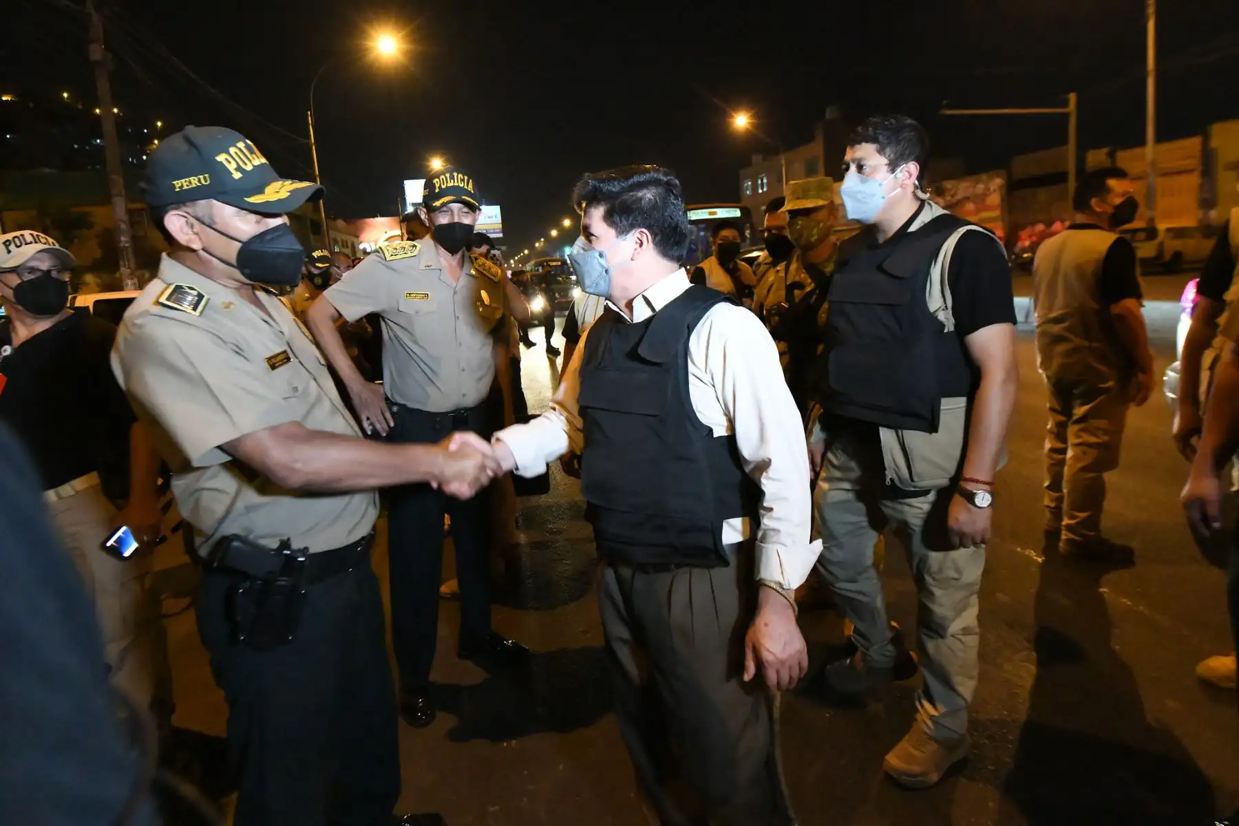 Presidente Pedro Castillo participa del balance de resultados de los operativos realizados en las últimas 72 horas por la Policía Nacional.
Foto: ANDINA/Prensa Presidencia