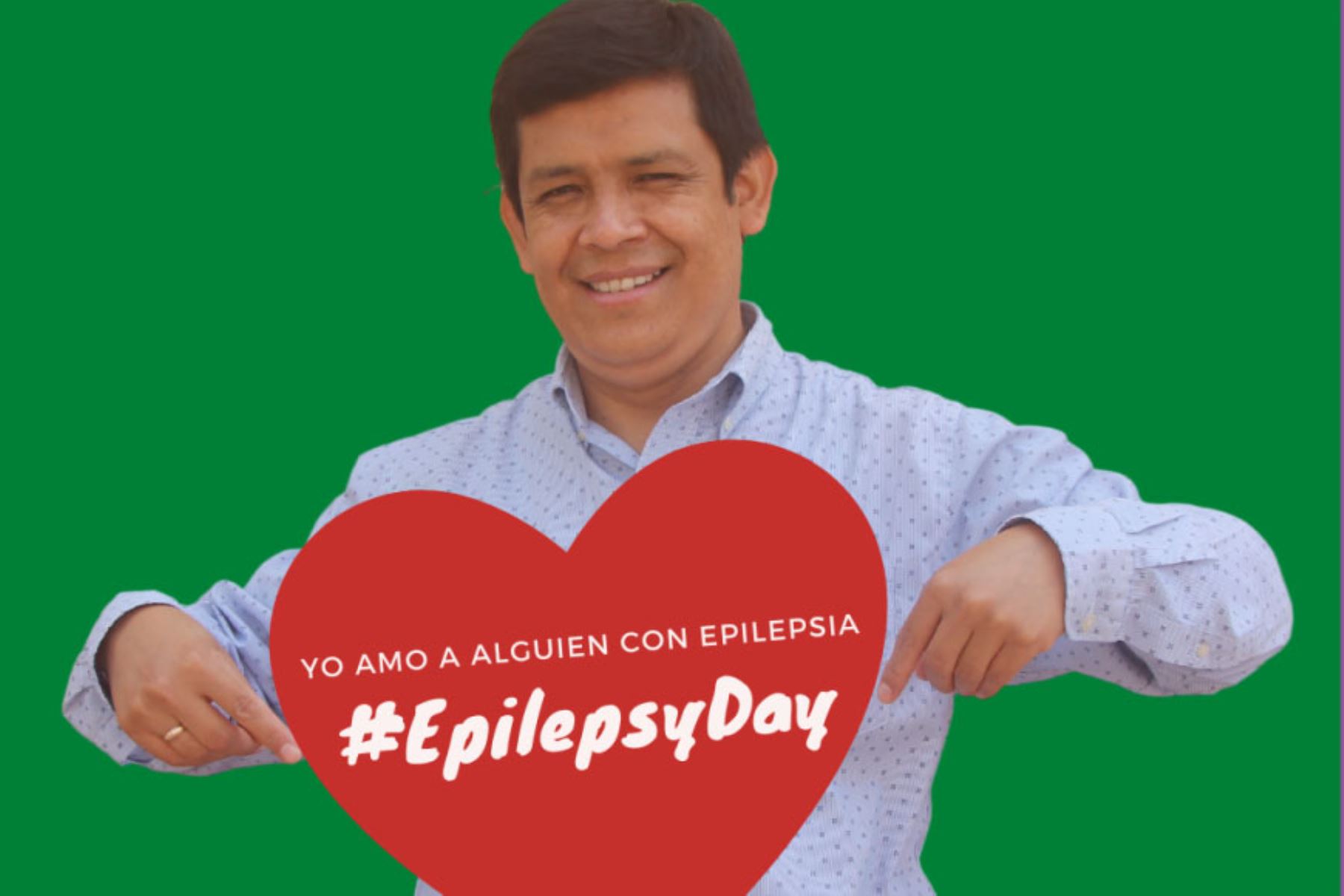 Este año, la conmemoración del Día Internacional de la Epilepsia coincide con el Día de los Enamorados, por eso tiene el lema: Amo a alguien con epilepsia. ANDINA/ INCN