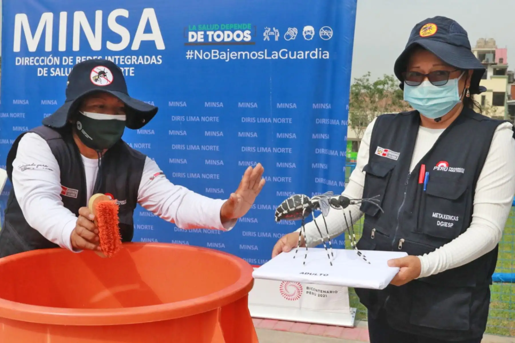 Minsa lanza plan de acción de vigilancia y control para la prevención del dengue, zika y chikungunya en Lima Norte, para desplegar un plan de vigilancia y control contra el dengue, zika y chikungunya. Foto: ANDINA/ Héctor Vinces