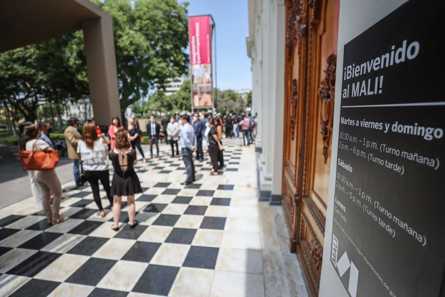 Luego de más de dos años, se ha culminado la restauración de los cuatros frentes de la fachada del Museo de Arte de Lima – MALI, gracias a fondos de la Unión Europea en Perú ejecutados por World Monuments Fund Perú. Foto: ANDINA/Andrés Valle