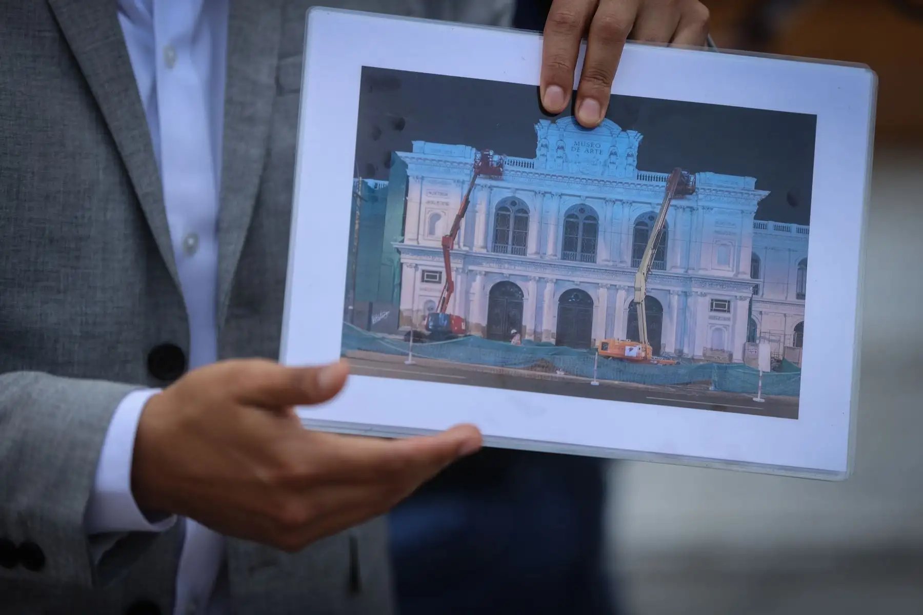 Luego de más de dos años, se ha culminado la restauración de los cuatros frentes de la fachada del Museo de Arte de Lima – MALI, gracias a fondos de la Unión Europea en Perú ejecutados por World Monuments Fund Perú. Foto: ANDINA/Andrés Valle