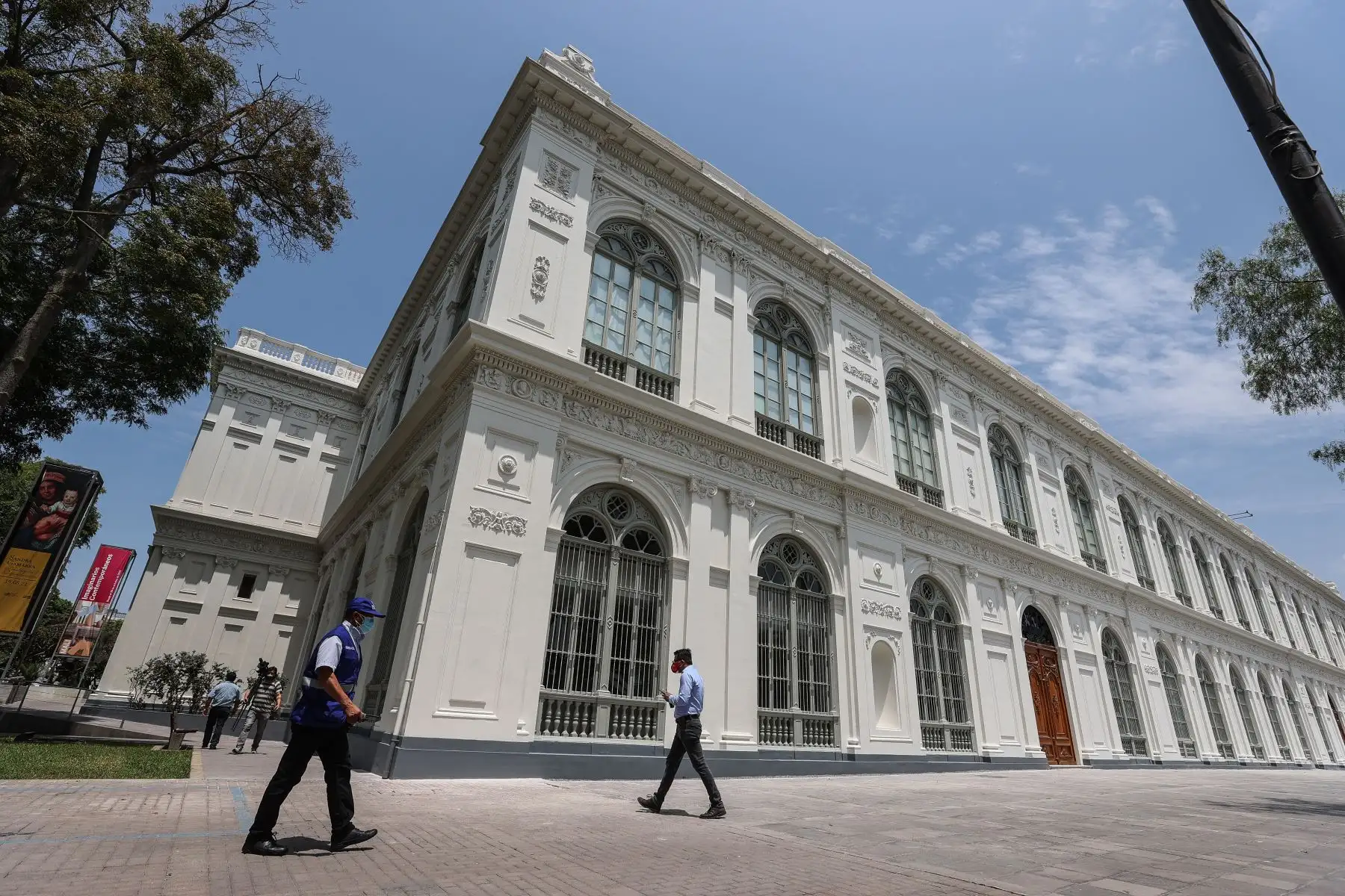 Luego de más de dos años, se ha culminado la restauración de los cuatros frentes de la fachada del Museo de Arte de Lima – MALI, gracias a fondos de la Unión Europea en Perú ejecutados por World Monuments Fund Perú. Foto: ANDINA/Andrés Valle