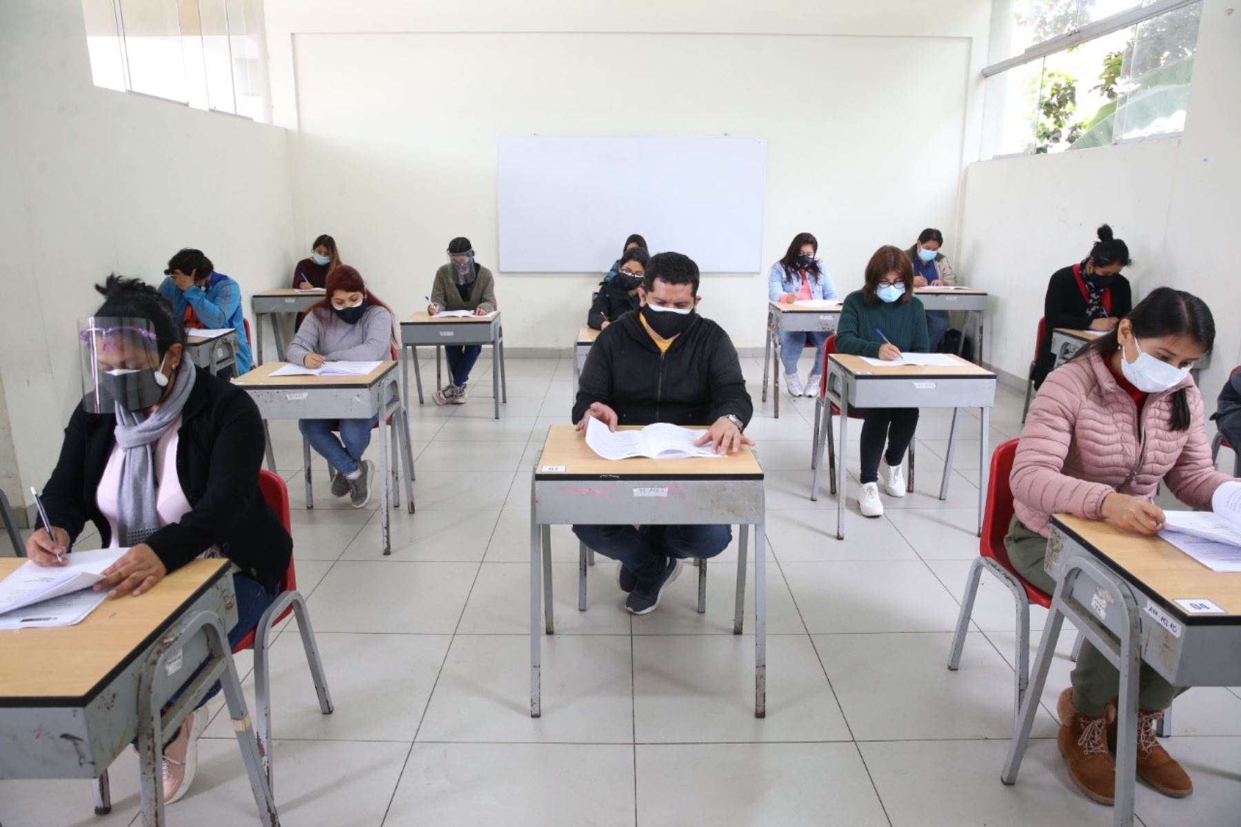 Maestros participan en evaluación docente. Foto: ANDINA/Difusión