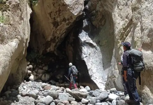 Los equipos de rescate que buscan a la turista belga Natacha de Crombrugghe, extraviada en el valle del Colca, en la región Arequipa, continúan con las labores de búsqueda de la joven extranjera que llegó hasta el distrito de Cabanaconde, en la provincia de Caylloma, para iniciar su recorrido por esta zona turística. Foto: ANDINA/difusión.