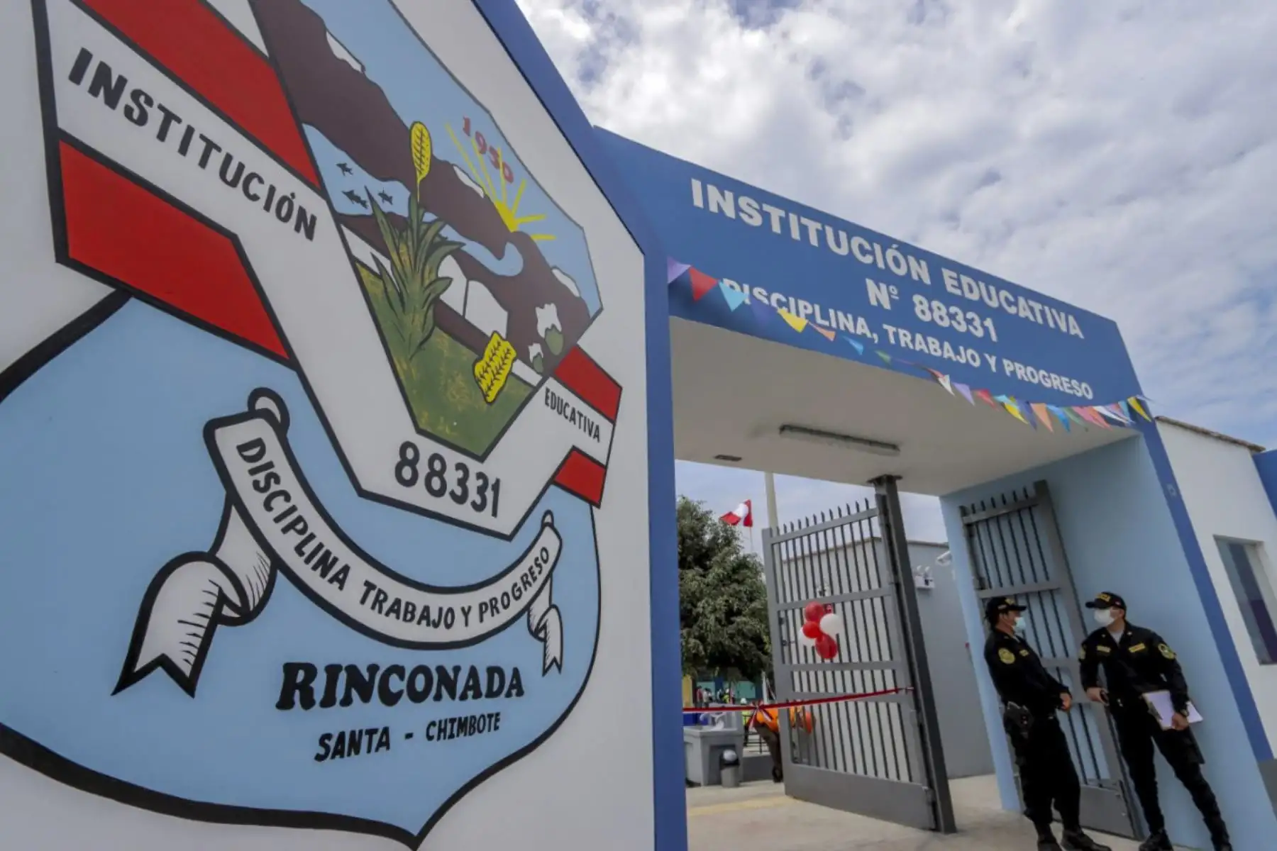 Niños de Casma, Santa y Chimbote, en la región Áncash, cuentan con modernas instituciones educativas. Foto: ANDINA/ARCC