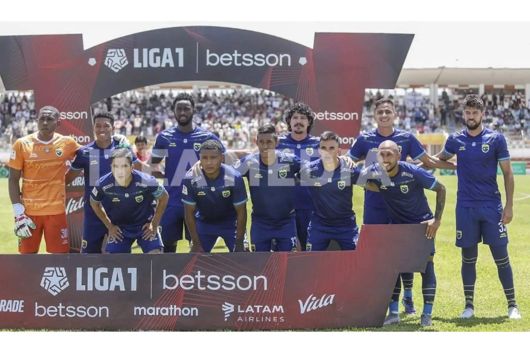 Universitario de Deportes y Carlos Stein se enfrentan en Lambayeque por la fecha 3 de la Liga 1, en Lambayeque. Foto: Itea Media
