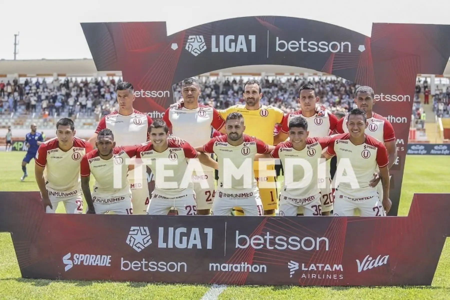 Universitario de Deportes y Carlos Stein se enfrentan en Lambayeque por la fecha 3 de la Liga 1, en Lambayeque. Foto: Itea Media