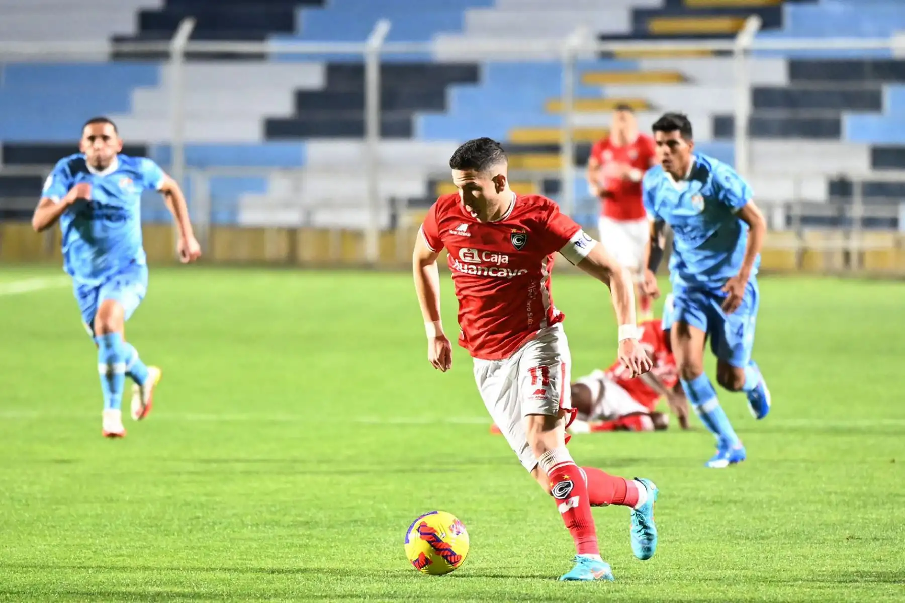 Cienciano  y la Asociación Deportiva Tarma se enfrentan en el estadio Inca Garcilaso de la Vega de Cusco por la fecha 3 de la Liga 1. 
Foto: @LigaFutProf