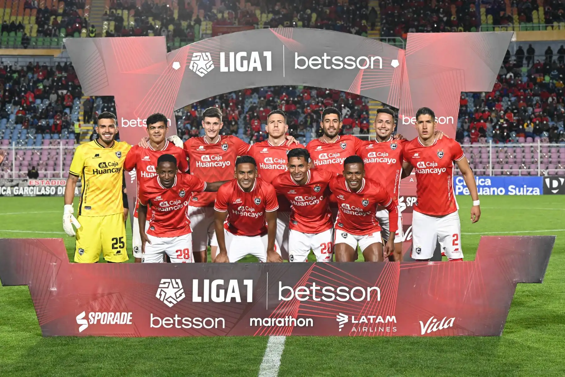 Equipo Cienciano, quien se enfrenta a la Asociación Deportiva Tarma en el estadio Inca Garcilaso de la Vega de Cusco.
Foto: @LigaFutProf