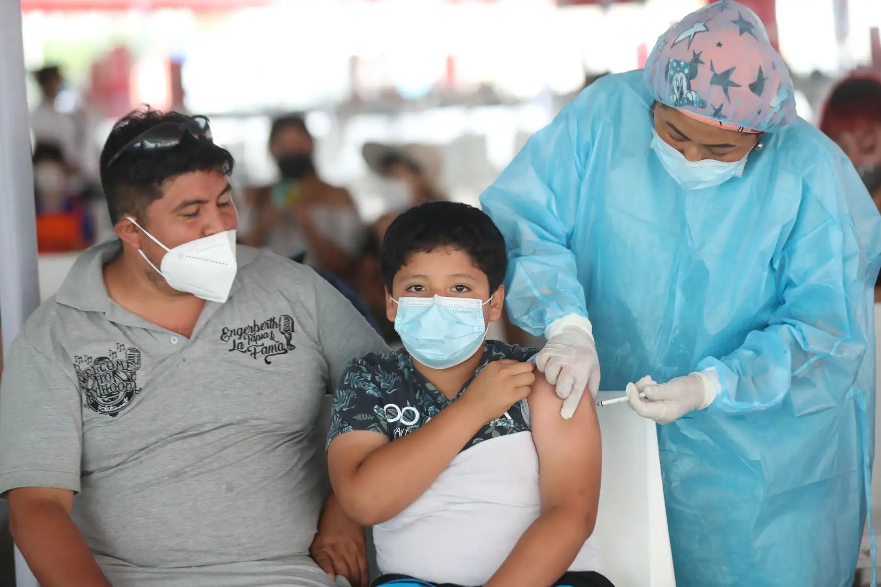El 41% de los niños de 5 a 11 años ya ha recibido la primera dosis de la vacuna contra el covid-19, informó el Ministerio de Salud. Foto: ANDINA/ Carla Patiño