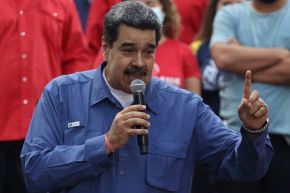 Nicolás Maduro, presidente de Venezuela y candidato a la reelección. Foto: EFE