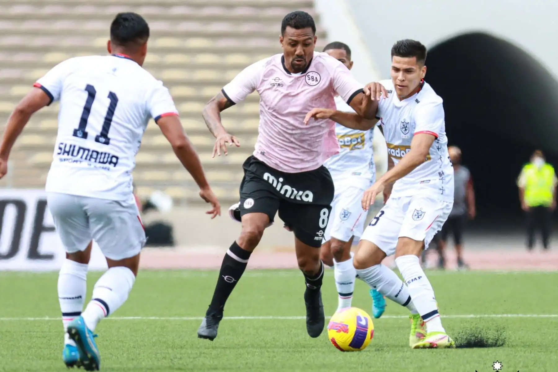 Sport Boys y Universidad  San Martín se enfrentan en el estadio San Marcos por la fecha 3 de la Liga 1. Foto: @Club_USMP