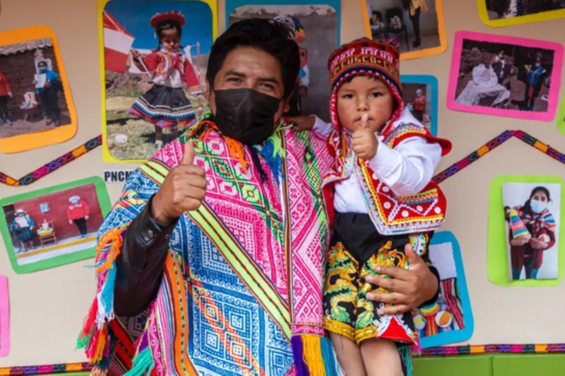 Cuna Más cuenta con 40,285 cuidadores quechuahablantes y 12,305 que hablan aimara u otra lengua materna. Foto: ANDINA/Cuna Más.