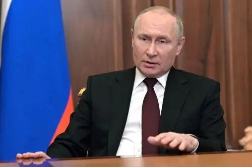 Putin también calificó al presidente Zelenski y sus ministros de "banda de drogadictos y de neonazis". Foto: AFP