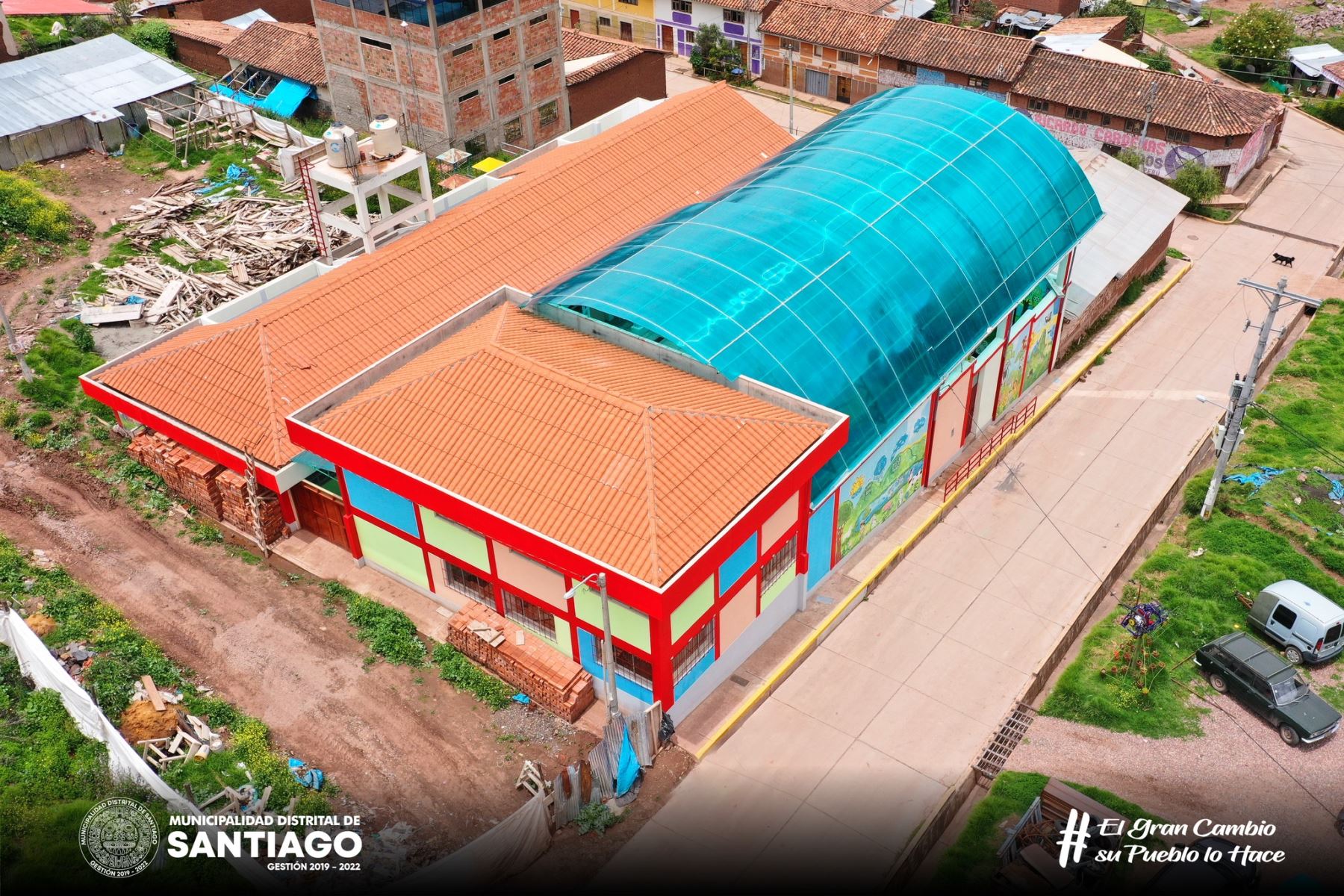 Cusco: distrito de Santiago entrega a comunidades tres modernos colegios para el inicio de clases.
