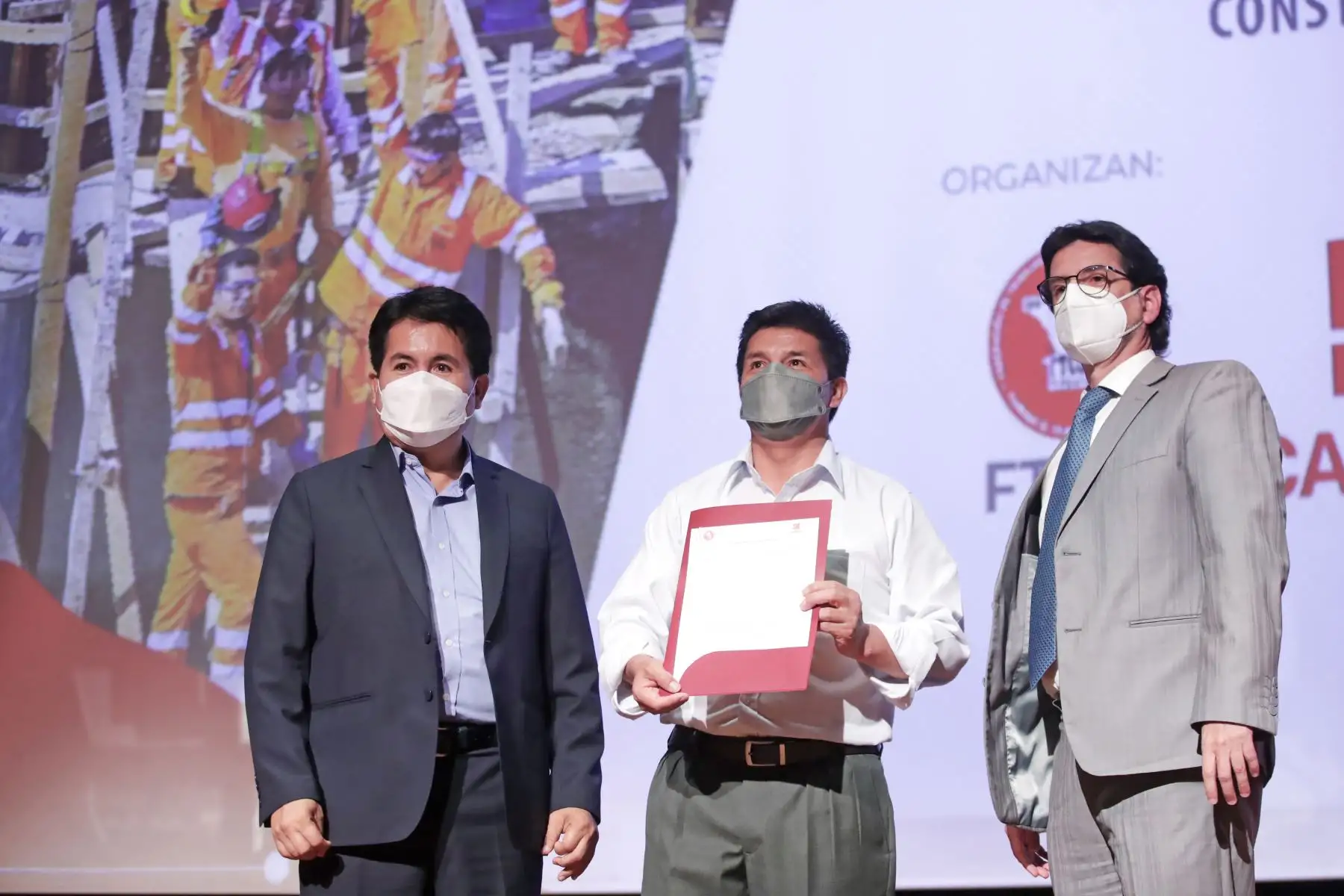 Presidente Castillo participa en la clausura del foro "De la reactivación a la modernización del sector Construcción". Foto: ANDINA/Prensa Presidencia