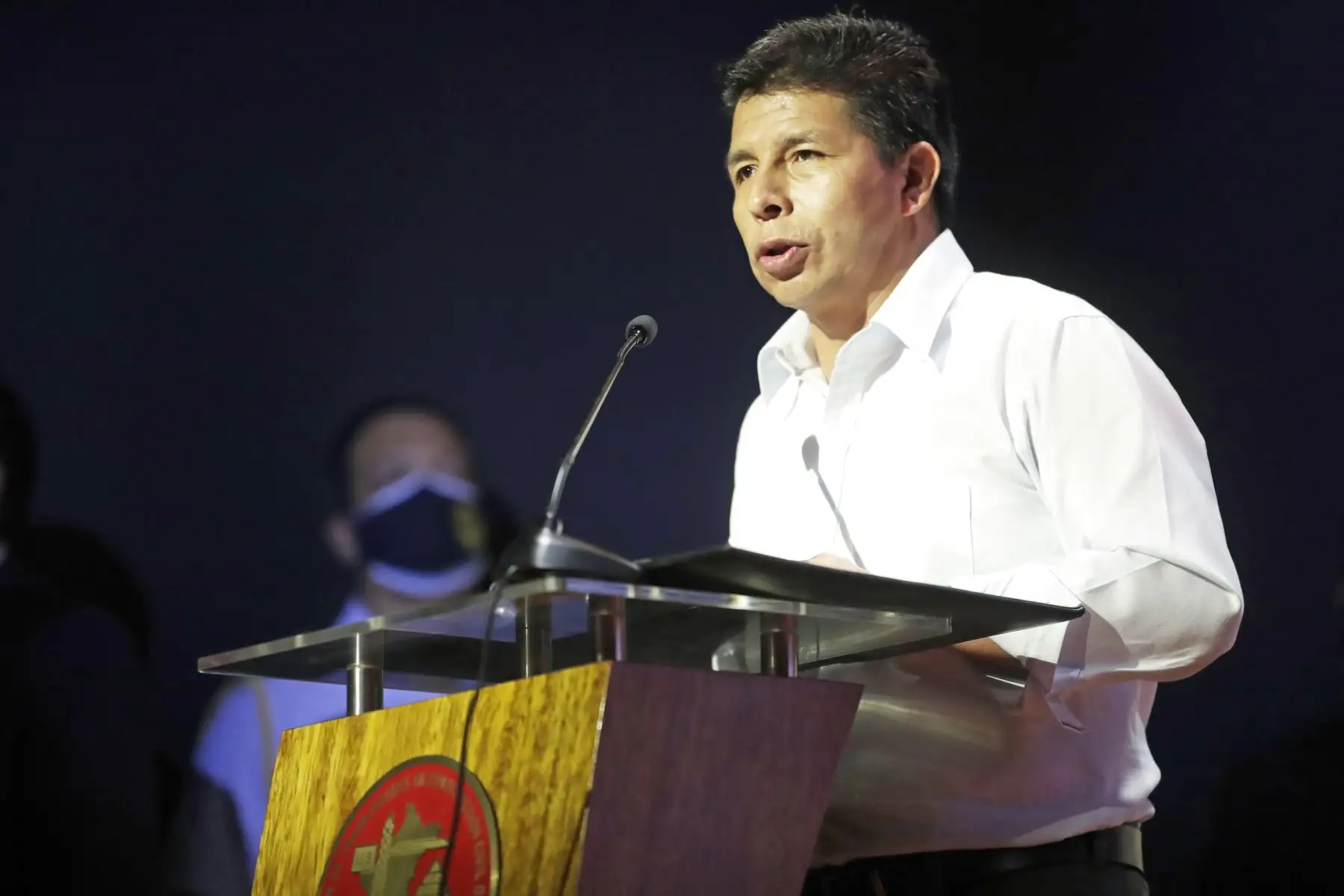 Presidente Castillo participa en la clausura del foro "De la reactivación a la modernización del sector Construcción". Foto: ANDINA/Prensa Presidencia
