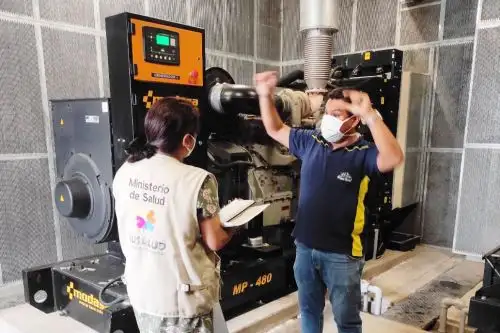 El equipo de Susalud evalúa el estado de los hospitales de cada región, con  especial énfasis en la dotación de recursos en las áreas más críticas como emergencia, cuidados intensivos, centro de atención temporal, hospitalización, entre otros. ANDINA/ Susalud