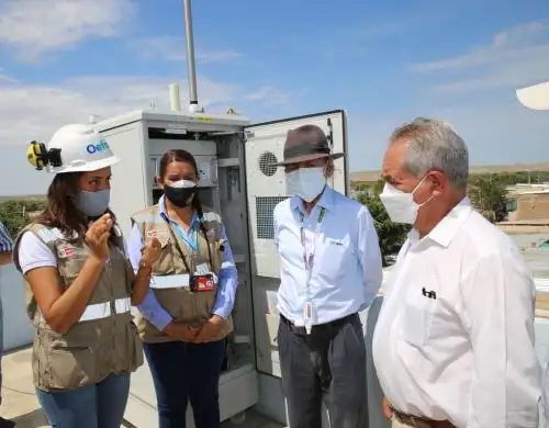 OEFA instala dos estaciones para monitorear la calidad del aire en el distrito La Huaca, región Piura, afectado por la contaminación generada por la quema de caña de azúcar. Foto: ANDINA/difusión.
