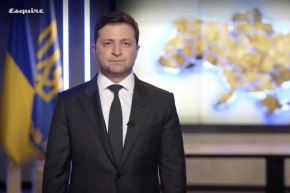 Presidente de Ucrania, Volodímir Zelenski, en imagen de febrero de 2022. Foto: Captura de TV.
