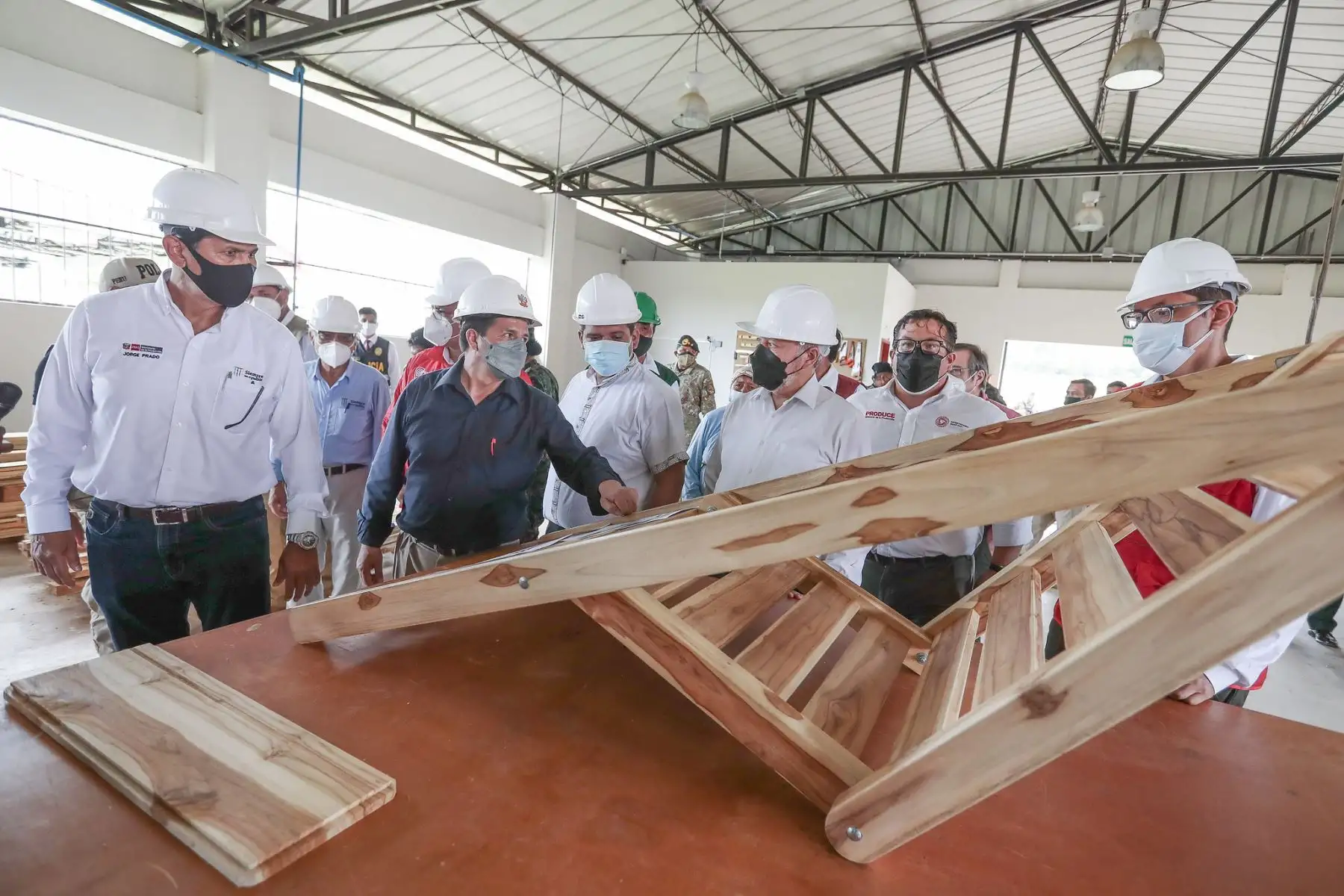 Presidente Pedro Castillo realiza visita al CITE Productivo de Madre de Dios.
Foto: ANDINA/Prensa Presidencia
