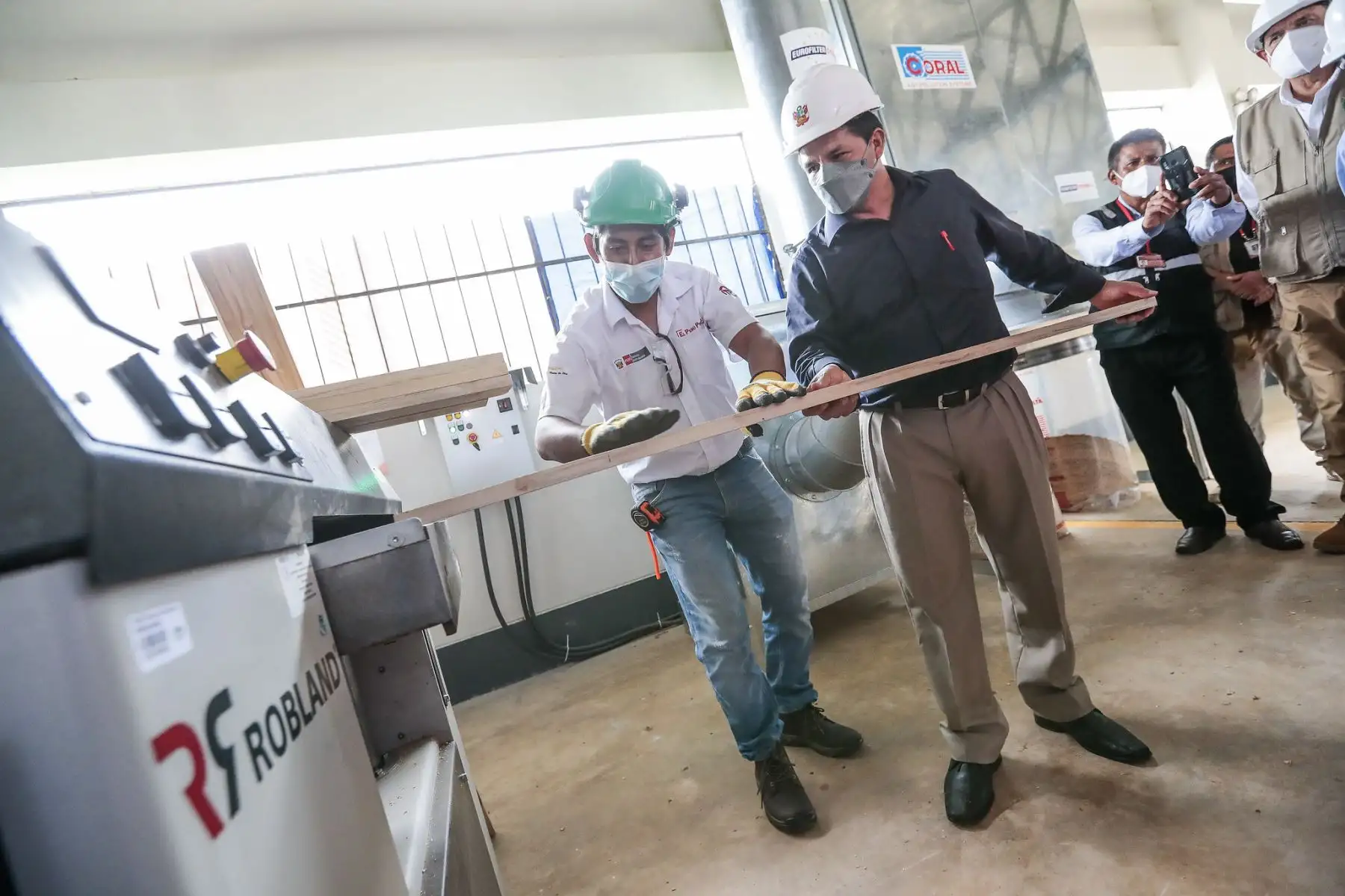 Presidente Pedro Castillo realiza visita al CITE Productivo de Madre de Dios.
Foto: ANDINA/Prensa Presidencia