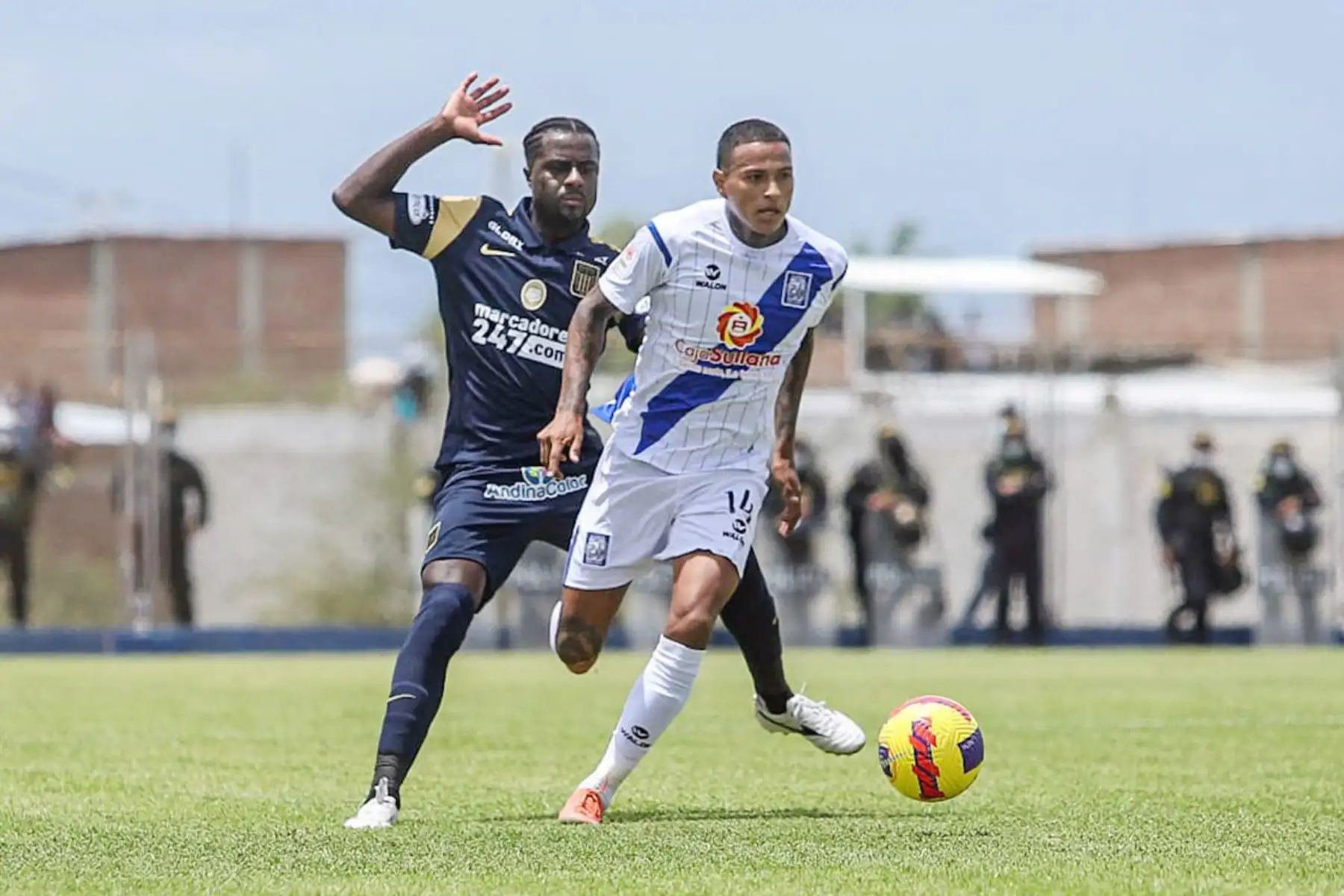 Alianza Lima y Alianza Atlético  Sullana  se enfrentan en el estadio Melanio Coloma por la fecha 4 de la Liga 1. Foto: @LigaFutProf