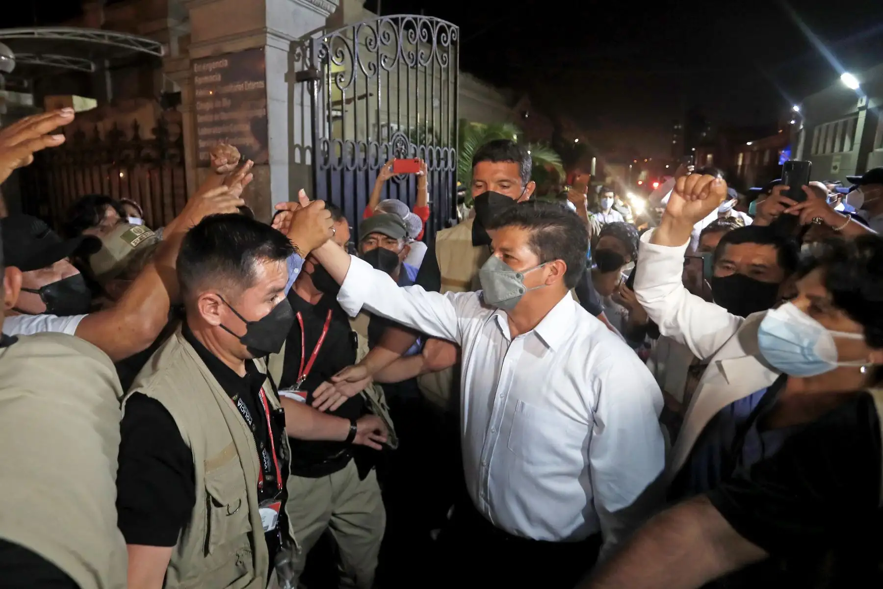 Presidente de la República, Pedro Castillo, realiza visita inopinada al Hospital Arzobispo Loayza
Foto: ANDINA/Prensa Presidencia