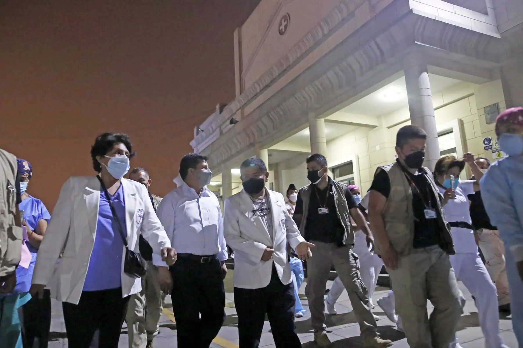 Presidente de la República, Pedro Castillo, realiza visita inopinada al Hospital Arzobispo Loayza
Foto: ANDINA/Prensa Presidencia