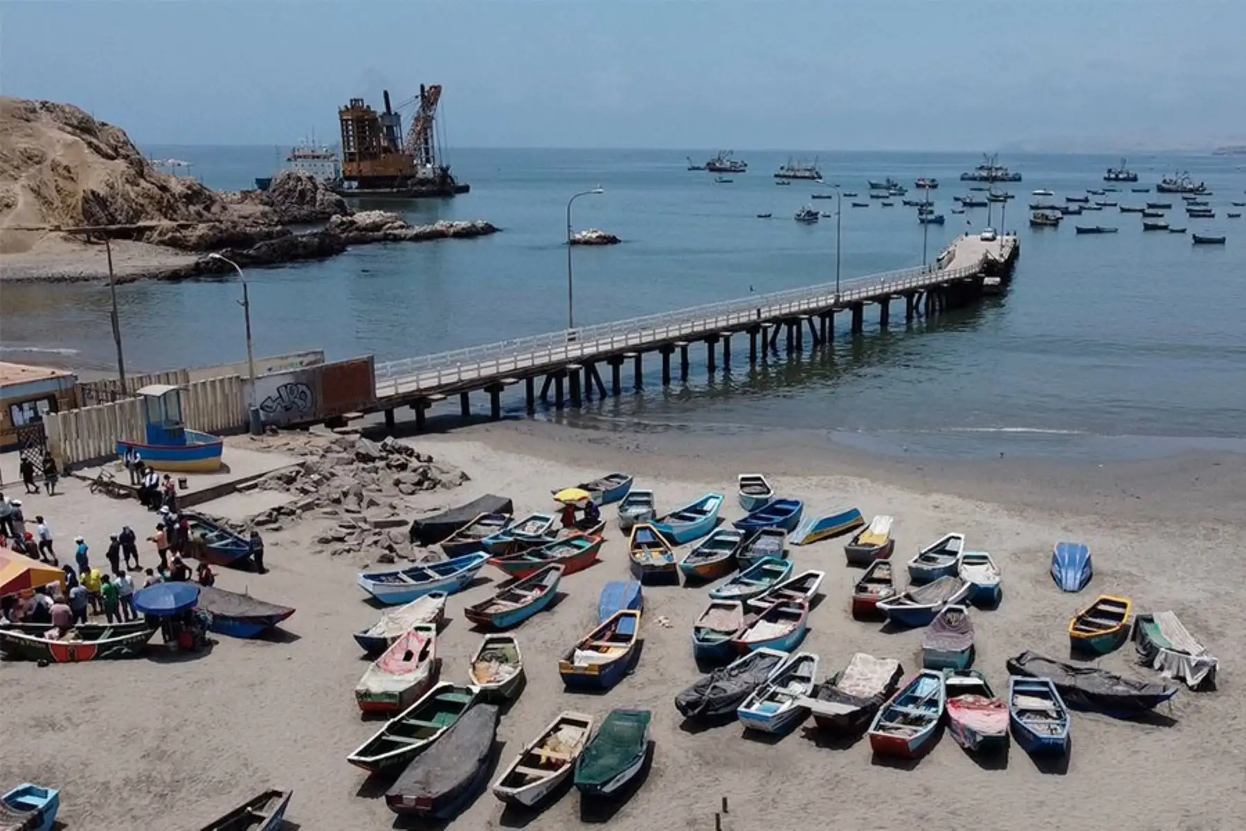 Científicos peruanos hallan microplásticos en playas de los distritos de Chancay y Asia, ubicados en las provincias limeñas de Huaral y Cañete; y también se halló microplásticos en la playa Carpayo del Callao. ANDINA/Difusión