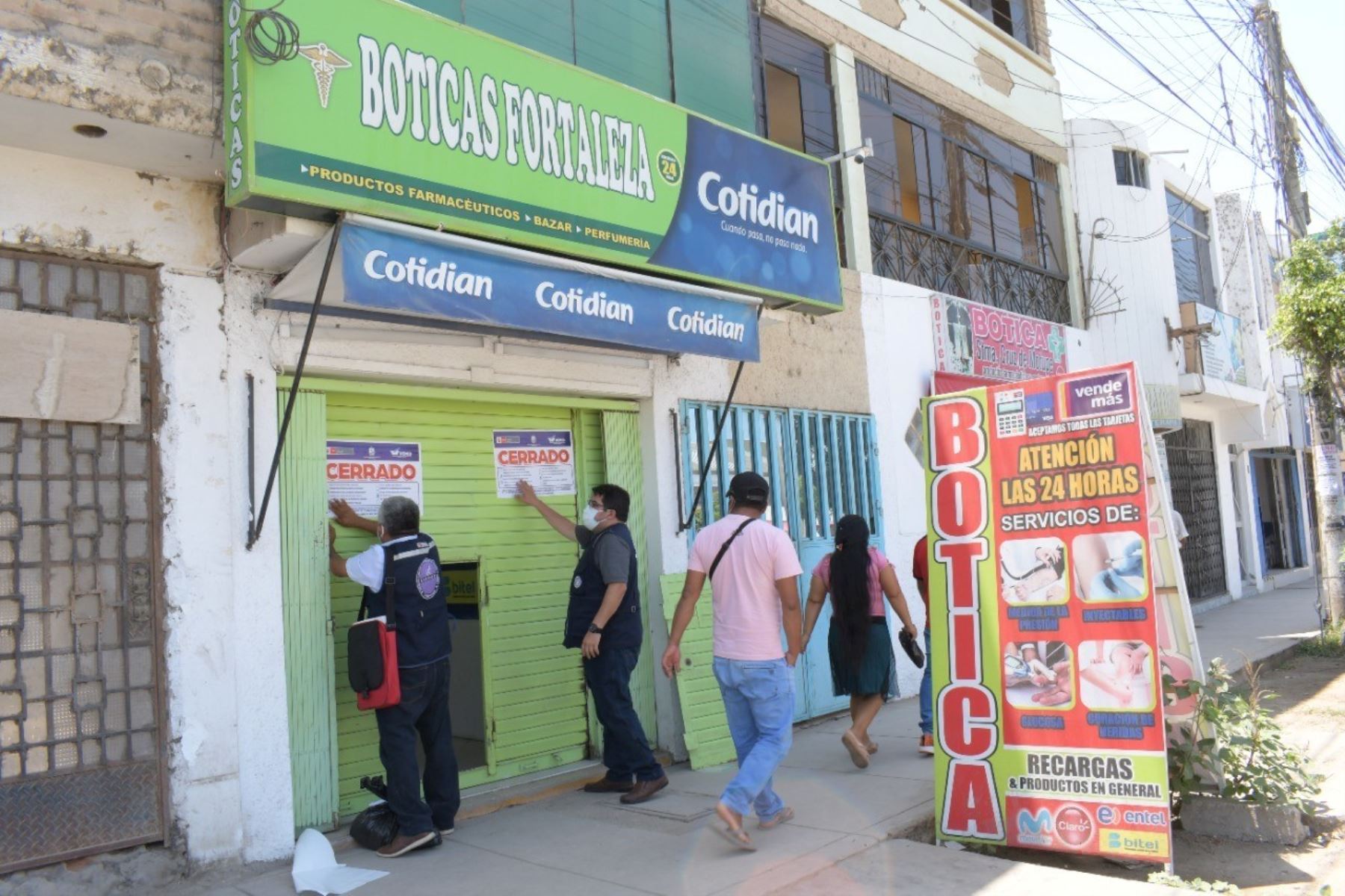 Gerencia Regional de Salud y PNP realizaron visitas inopinadas a farmacias y boticas en Lambayeque. Foto: ANDINA/Difusión