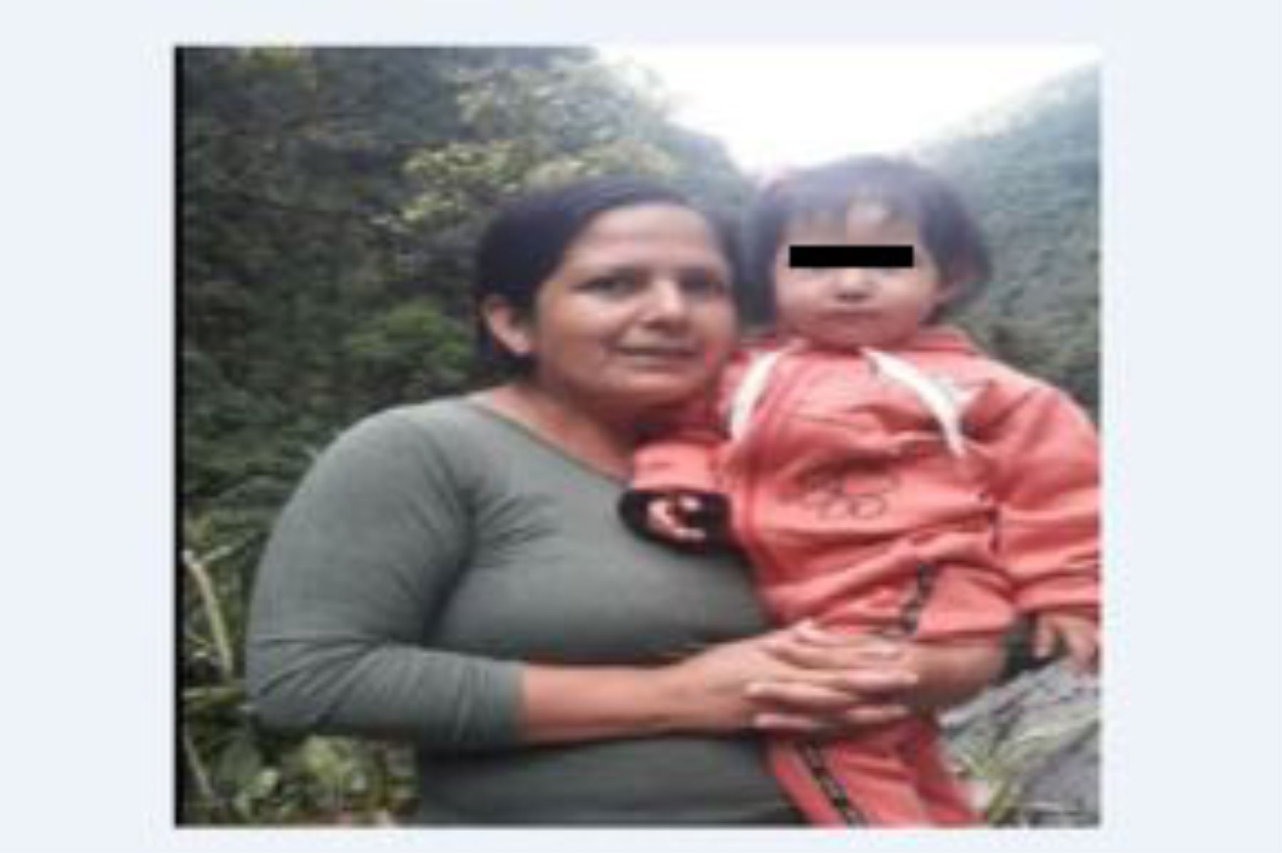 La madre de familia desaparecida es Mery Garay Huaricapcha (40), informó el COER Pasco.