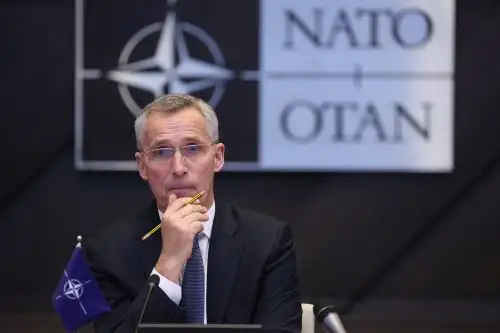 Jens Stoltenberg, secretario general de la OTAN, señala a Rusia como el responsable del conflicto en Europa del Este. Foto: AFP