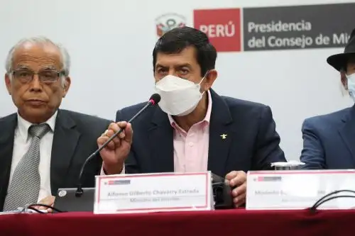 Ministro del Interior, Alfonso Chávarry. Foto: PCM