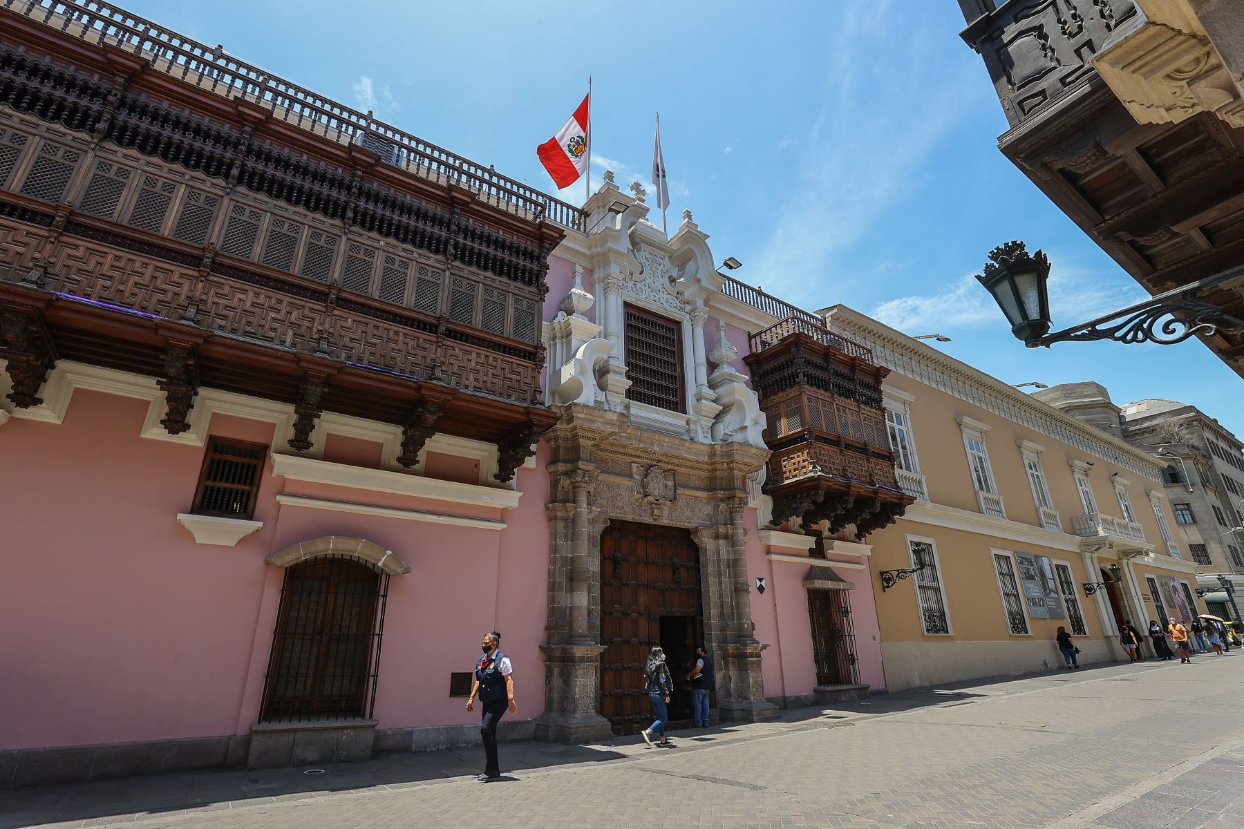 Palacio de Torre Tagle, sede de la Cancillería. Foto: ANDINA/Andrés Valle