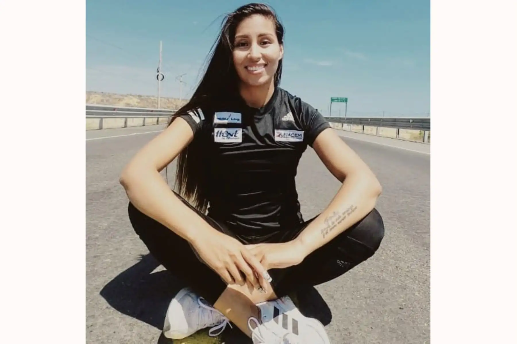 La peruana Kimberly García ocupó el tercer puesto en la prueba de los 20 kilómetros femenino del Campeonato Mundial de Marcha Atlética Mascate 2022, que se disputa en Omán. Foto: Instagram/ Kimberly Garcia