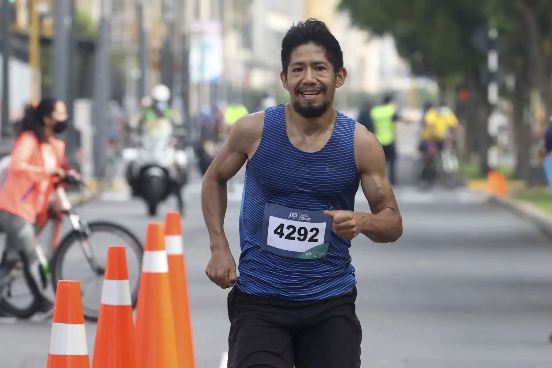 Christian Baldeón obtuvo el primer puesto en la carrera 