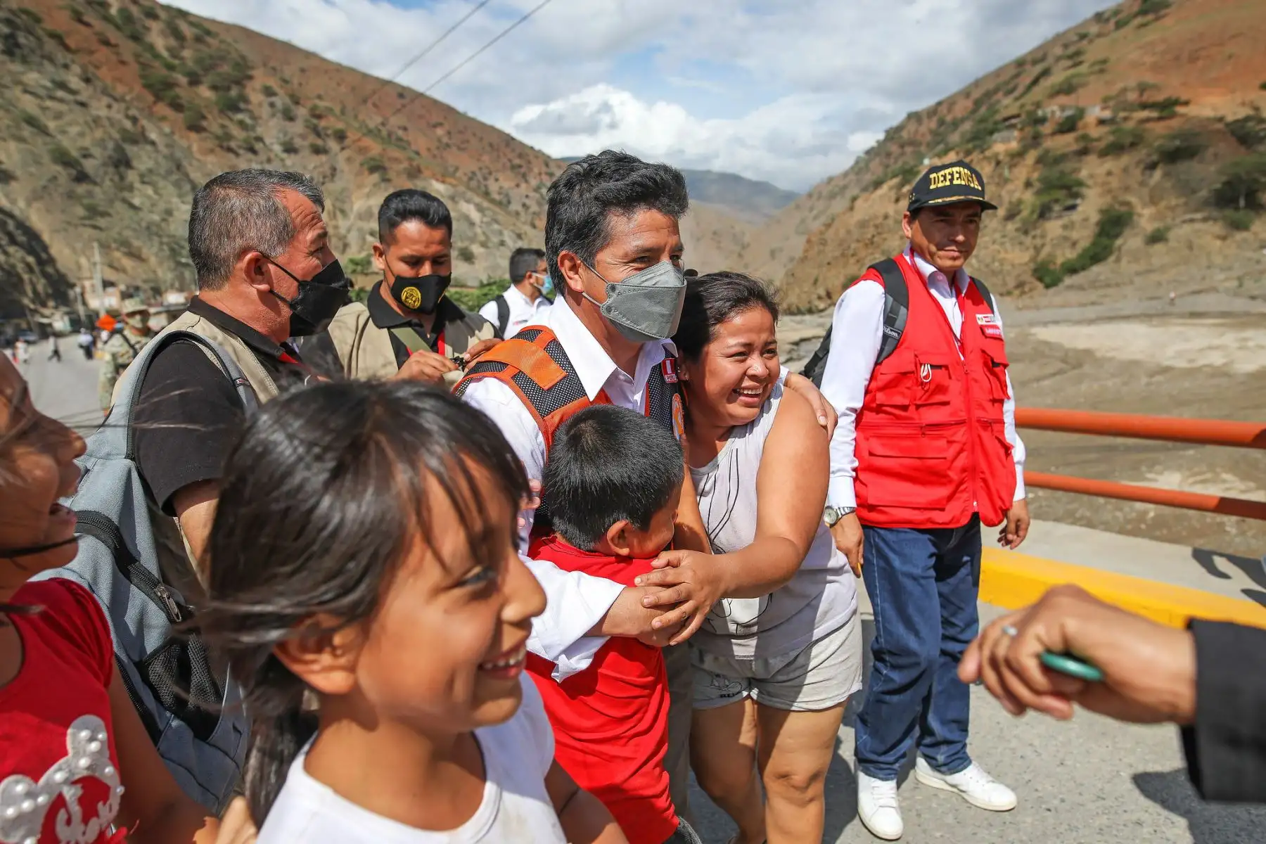 El presidente Pedro Castillo, junto con ministros de Estado, recorrió el centro poblado de Limón de Porcuya y el distrito de Huarmaca en la región Piura, para constatar las necesidades de la población y dialogar con sus representantes y autoridades. Foto: ANDINA/Prensa Presidencia