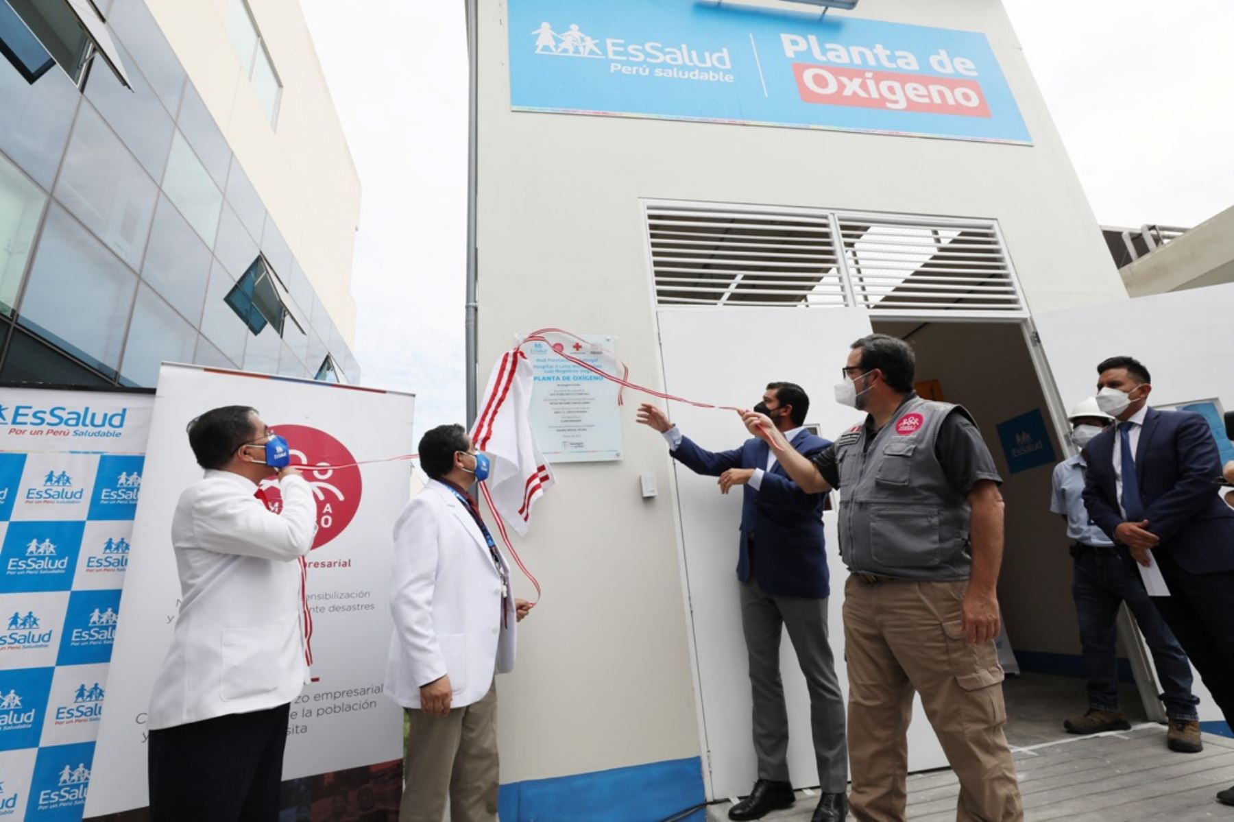 EsSalud: hospital Negreiros pone en funcionamiento segunda planta de oxígeno medicinal. Foto: ANDINA/Difusión.