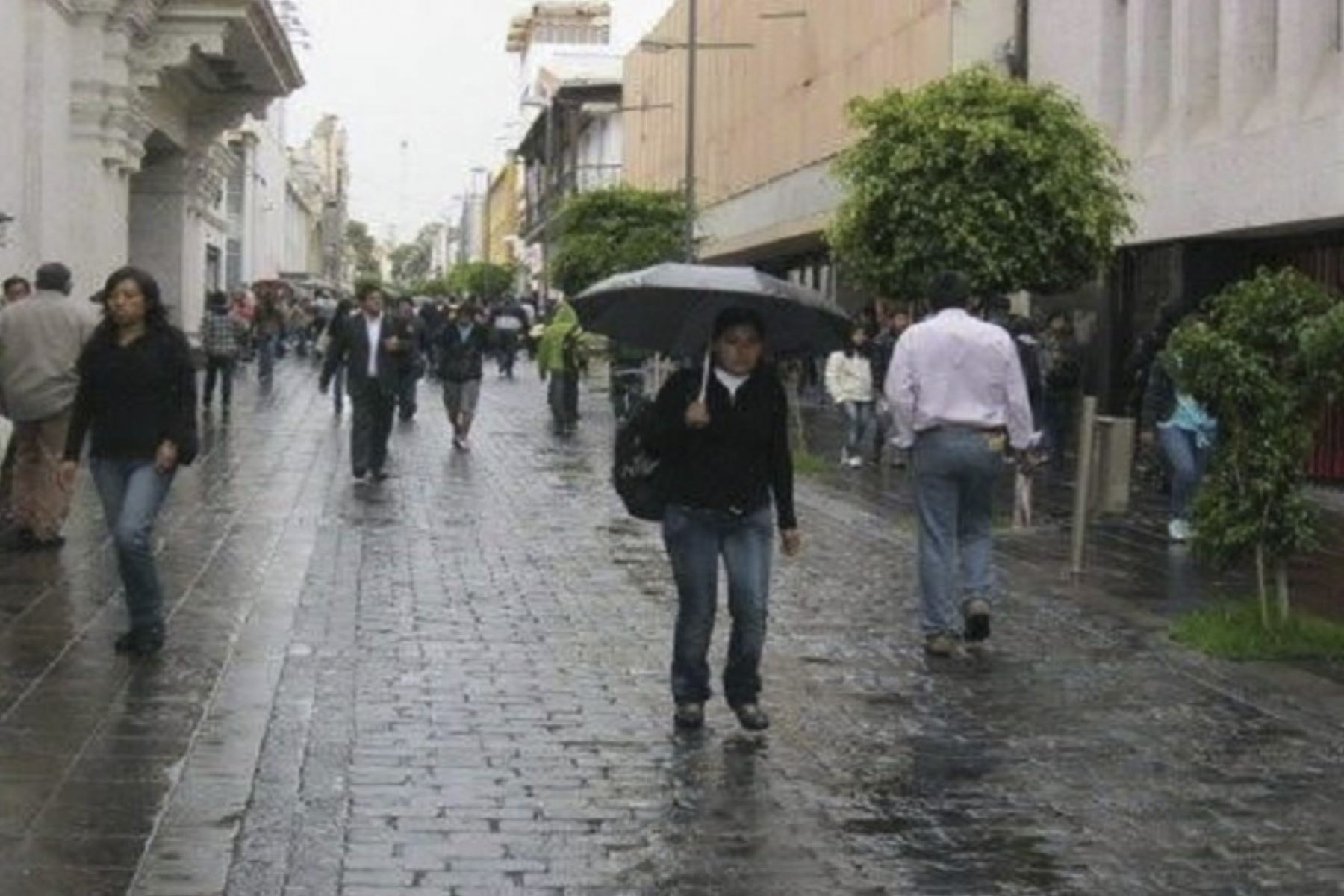 Se registrarán lluvias intensas en Arequipa, anunció el Senamhi. ANDINA/Difusión