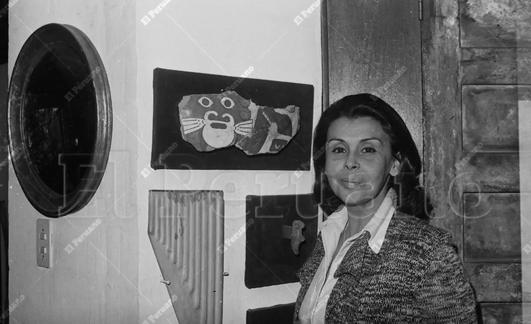 Lima - 5 julio 1975 / Entrevista a la poeta Blanca Varela. Foto: Archivo Histórico de El Peruano