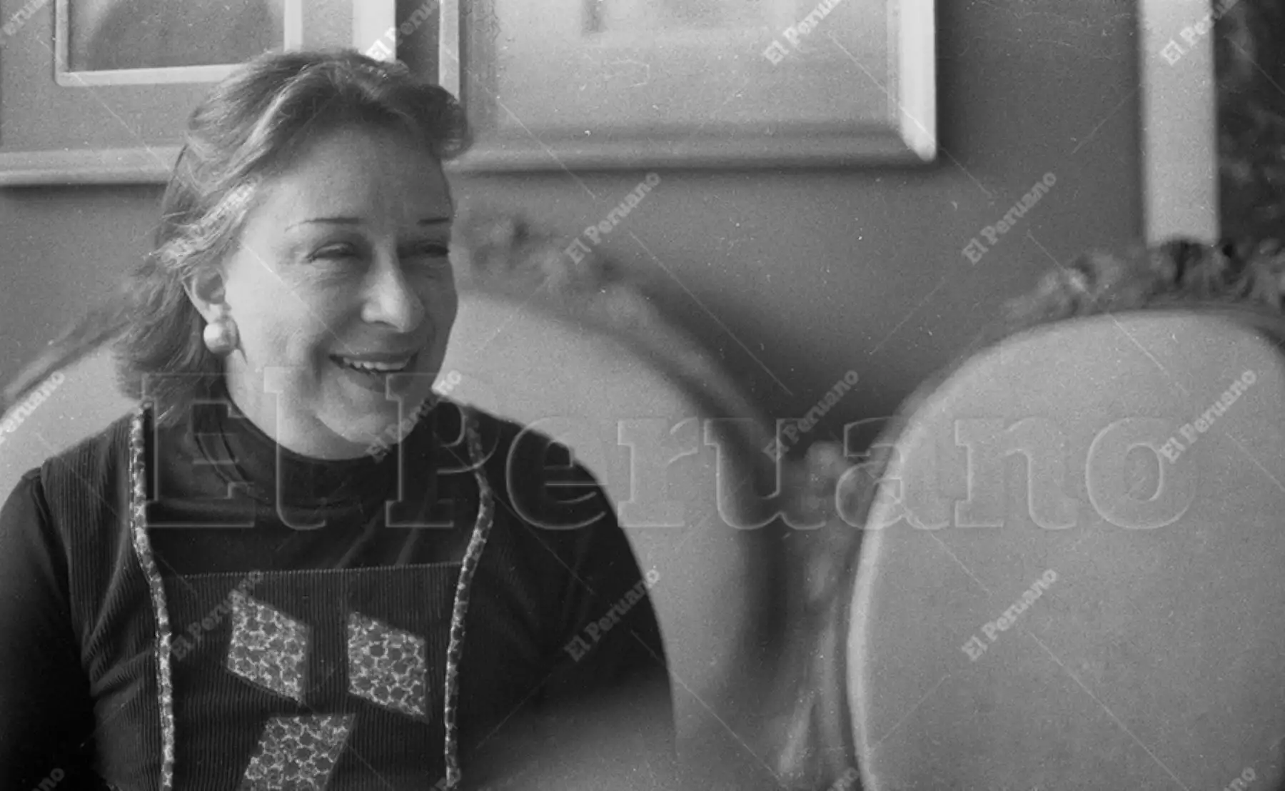 Lima - 26 setiembre 1979 / María Isabel Granda Larco, conocida como Chabuca Granda, compositora y cantante peruana, de reconocida trayectoria, compuso valses criollos y ritmos afroperuanos.  Foto: Archivo Histórico de El Peruano