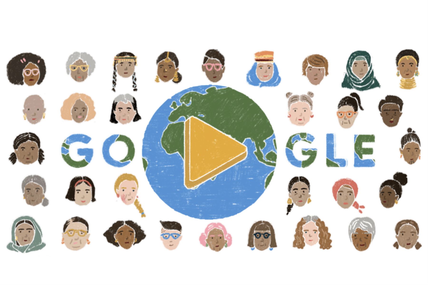 Google conmemora el Día Internacional de la Mujer con nuevo doodle.