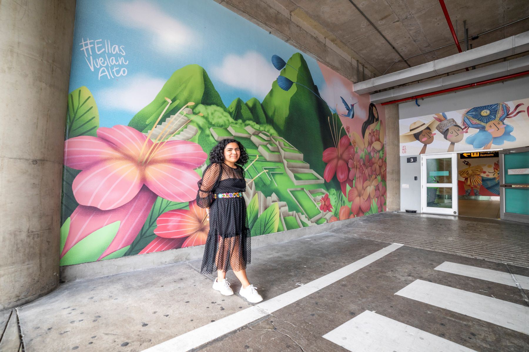 LAP celebra Día de la Mujer con inauguración de murales artísticos “Ellas vuelan alto”