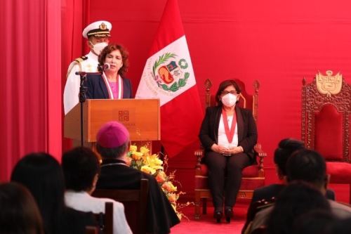 Magistrada Elvia Barrios, presidenta del Poder Judicial.