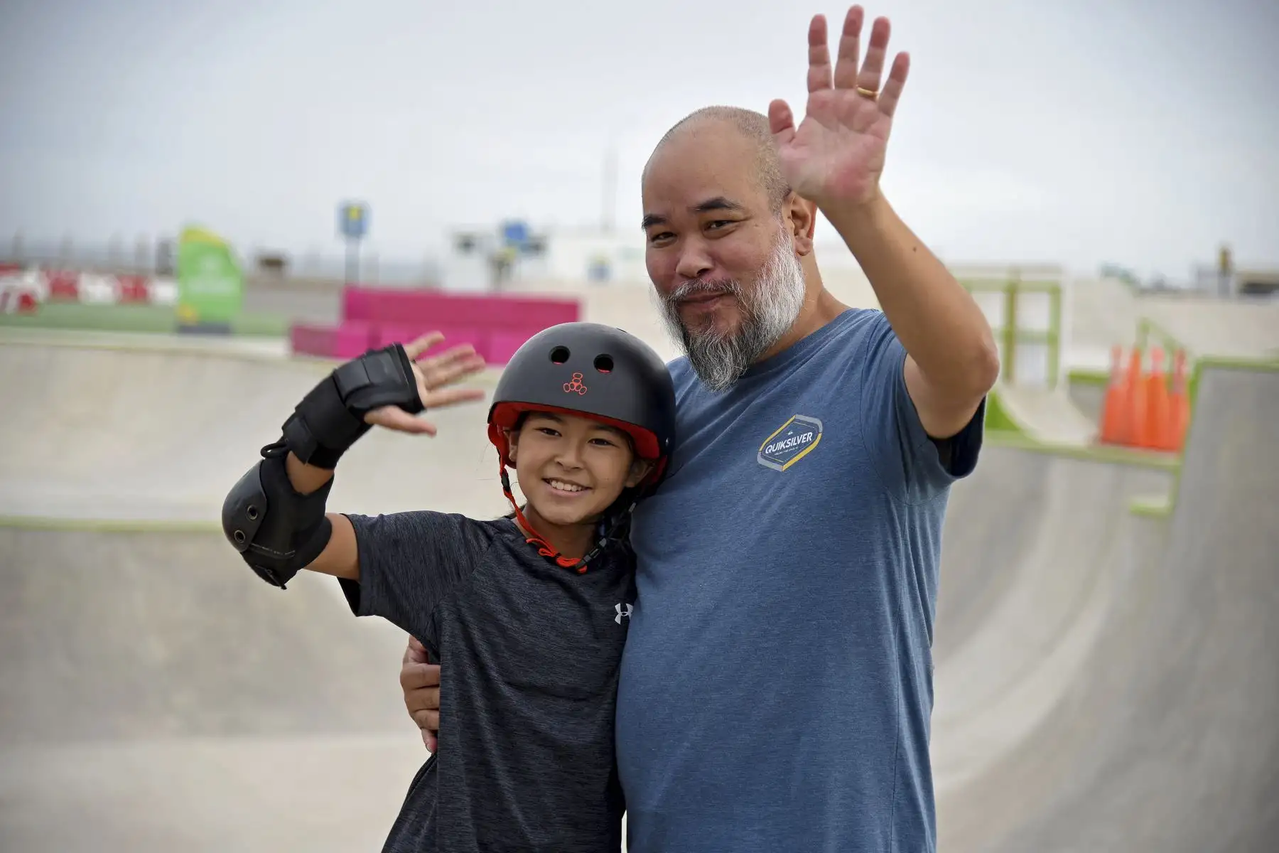 A sus cortos 10 años, Jana Yamashita, ya es campeona nacional de patinaje freestyle, ella le atribuye sus logros a la gran concentración y firmeza que le pone a cada competencia, acompañada siempre de su padre, quien le ha inculcado el amor propio, la confianza y el respeto a la mujer.  Foto: Proyecto Especial Legado