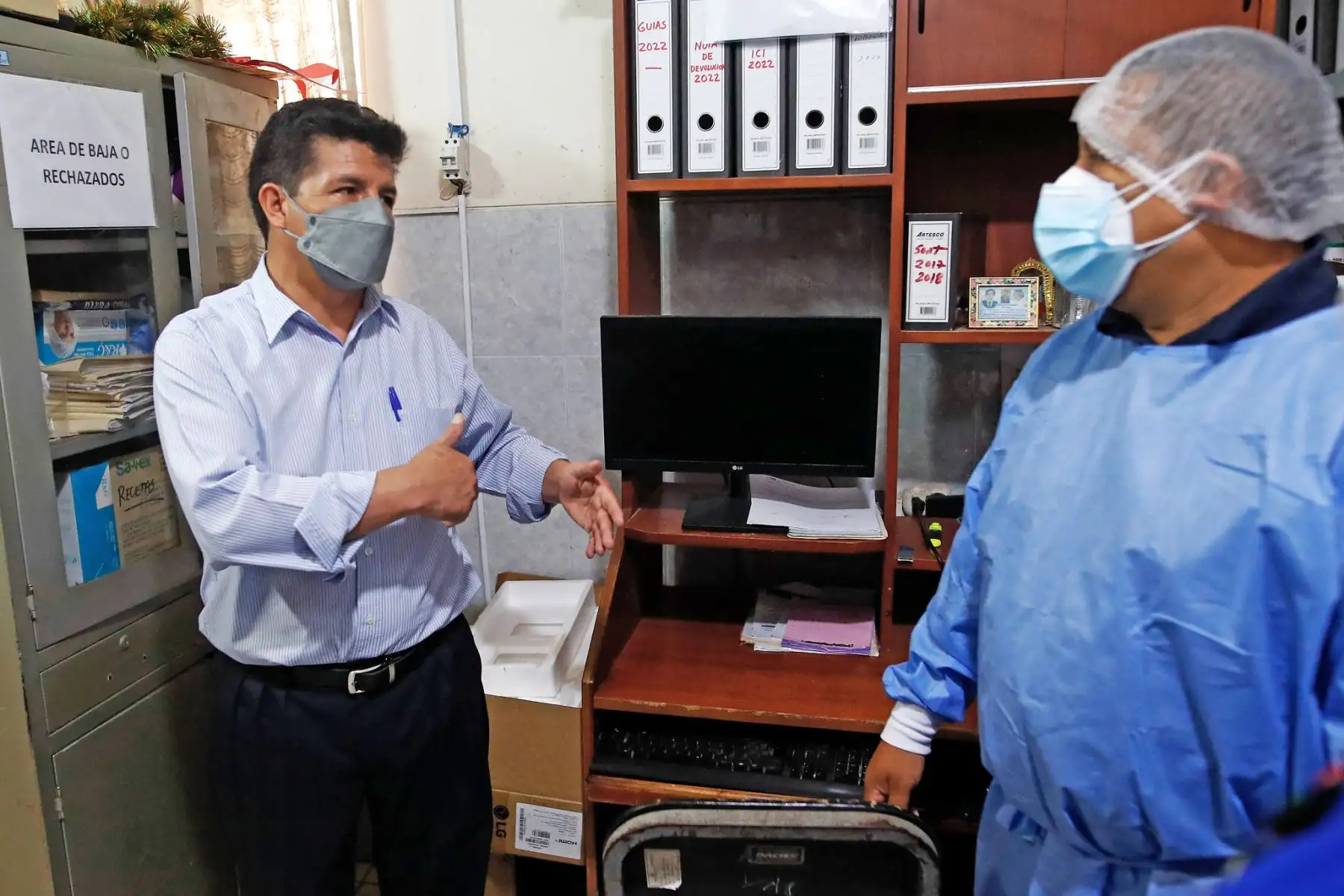 Presidente de la República, Pedro Castillo, realiza visita inopinada al centro de salud de Mala, en la provincia de Cañete.
Foto: ANDINA/Prensa Presidencia