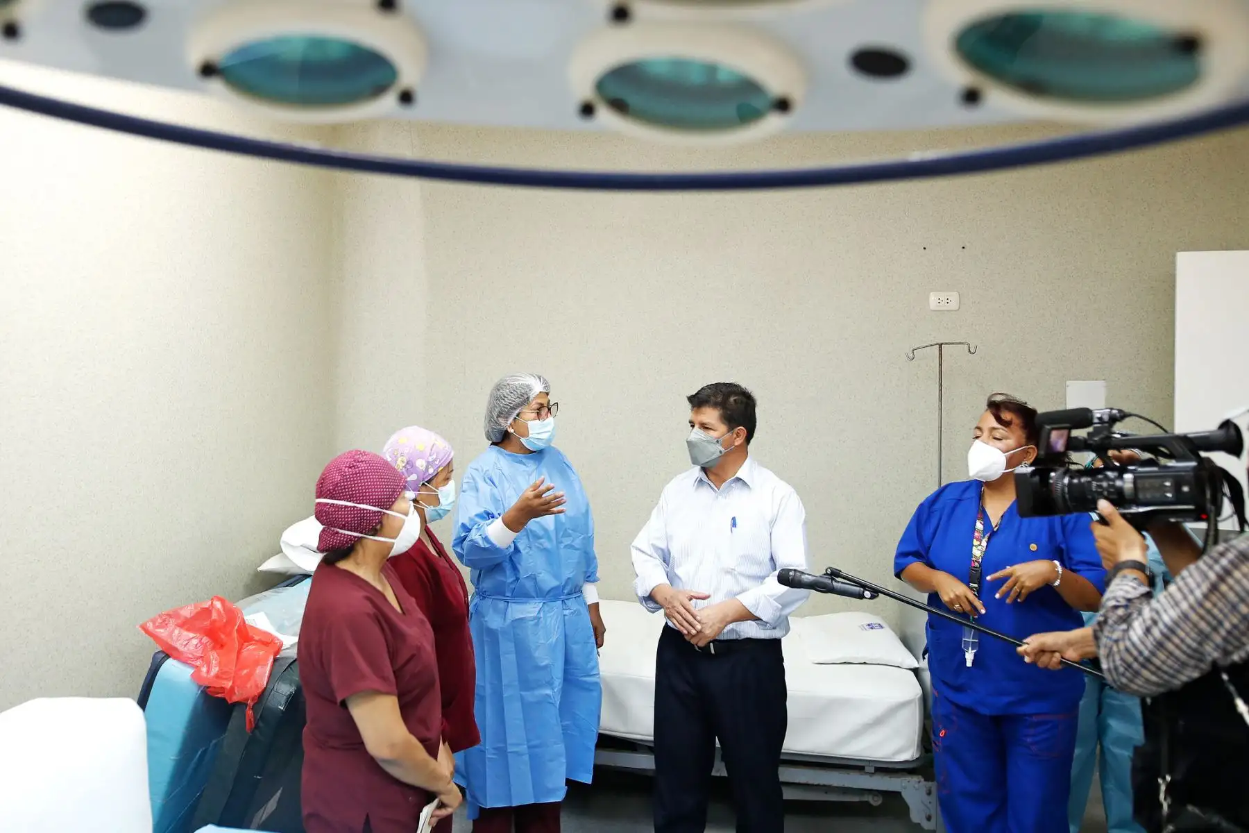 Presidente de la República, Pedro Castillo, realiza visita inopinada al centro de salud de Mala, en la provincia de Cañete.
Foto: ANDINA/Prensa Presidencia
